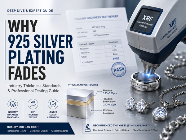 Why Does 925 Silver Plating Fade? Plating Thickness Recommendations, Testing Methods & Care Guide