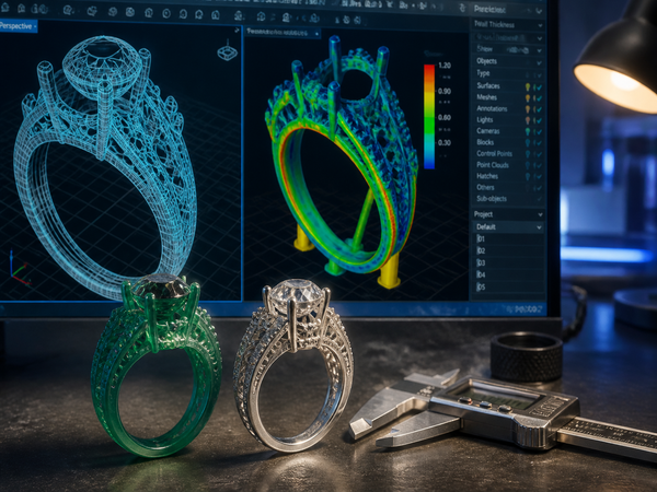 Production-Ready Jewelry CAD Checklist: 8 Structural Flaws to Catch Before Tooling