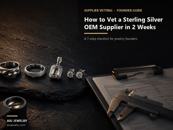 How to Vet a Sterling Silver OEM Supplier in 2 Weeks: A 7-Step Checklist for Founders