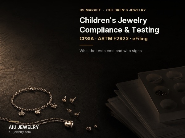 Children‘s Jewelry Compliance: CPSIA Testing, ASTM F2923 and What a Test Programme Actually Costs