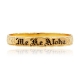 Fashion jewelry real 14k 18k gold plated engraved band custom name personalized hawaiian bangle