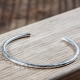 Manufacturer fashion jewelry open adjustable design cuff bangle 18k gold plated handmade hammered bangle