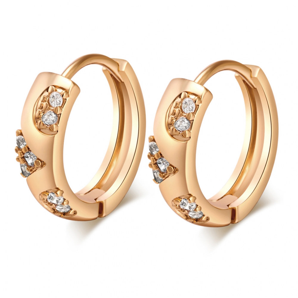 925 Silver Claw Set Crystal Earrings