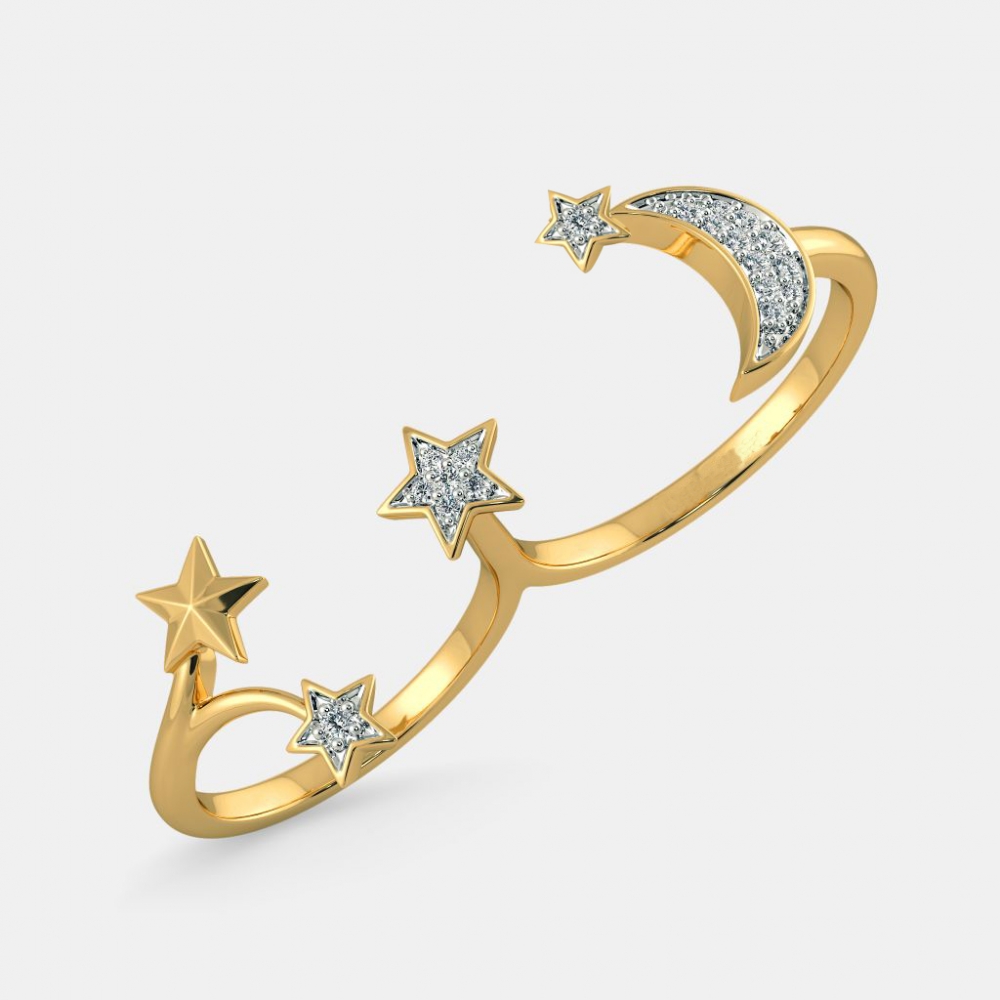 Custom design jewelry real 14k 18k gold plated finger ring