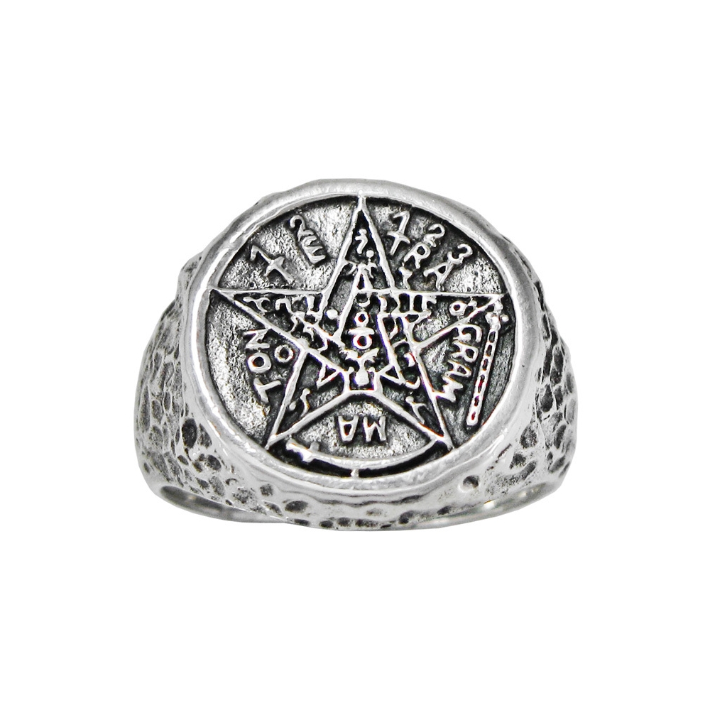  925 sterling silver tetragrammaton ring