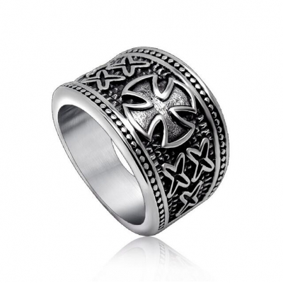  antique vintage stainless steel mens vintage rings