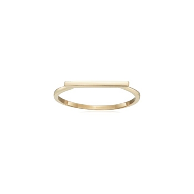 Manufacture fashion real 18k 14k gold plated high quality jewelry blank minimalist simple rings