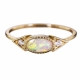 925 sterling silver real gold plated engagement ring