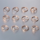 18k gold plated sign ring