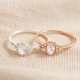 high quality gemstone raw purple crystal rings sterling silver